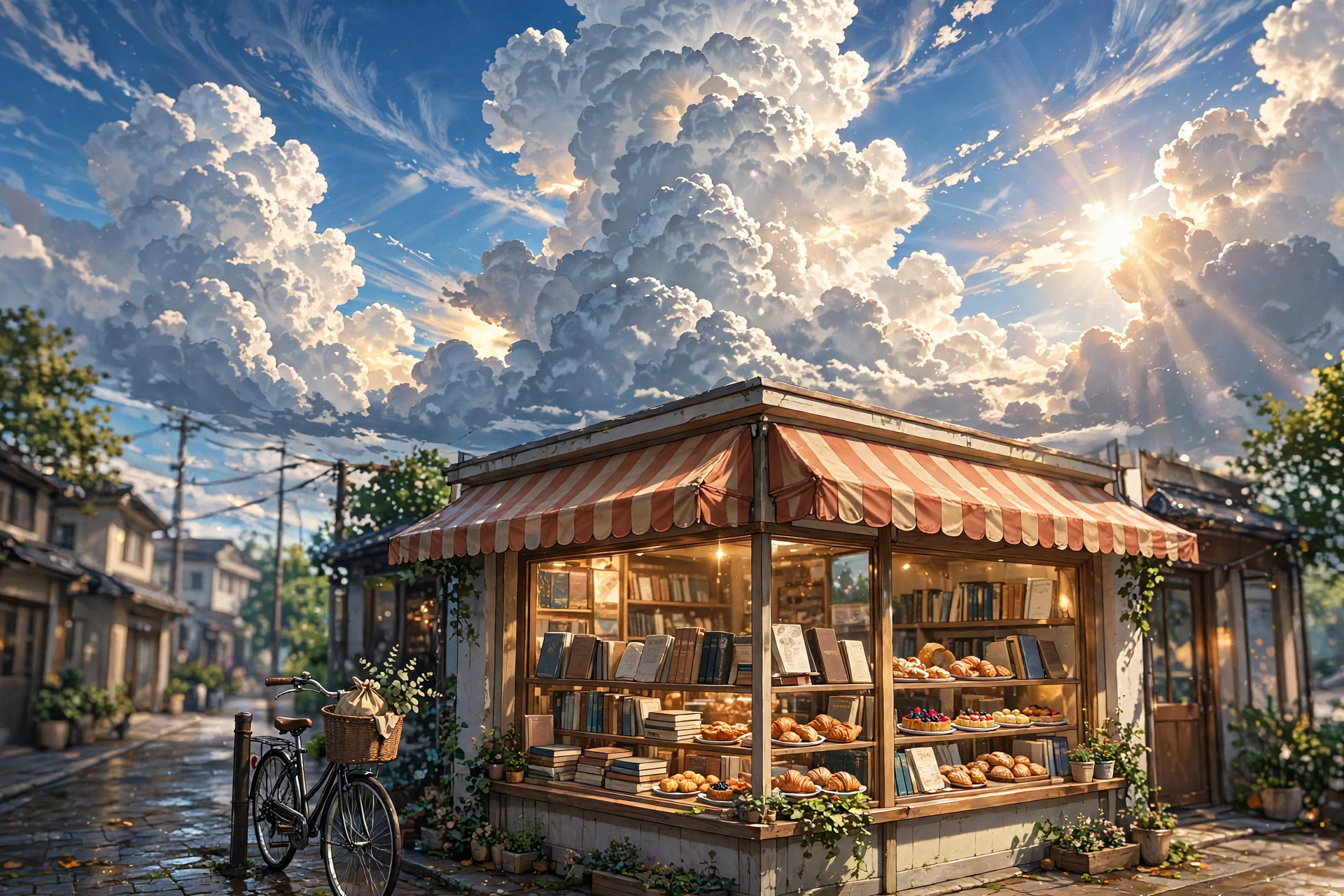 新海诚风 · 街角小店